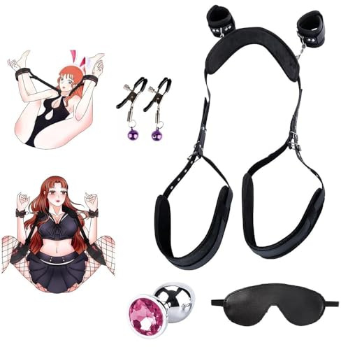 Oziral Kit de Bondage Juego BDSM 4-en-1 – BDSM Accesorios para Juegos