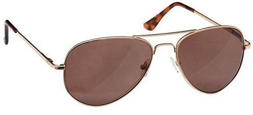 OPULIZE Die Lesebrille Unternehmen Gold Sonnen-Leser Metallllrahmen UV400 Herren Damen S8-9 +1,00