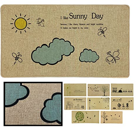 LUCA HOME – Alfombra Pasillo casa Verona Sunny Day 40x70, Antideslizante Alfombra, tapetes para Sala, Alfombra Salon, felpudos de Interior, alfombras Pasillo