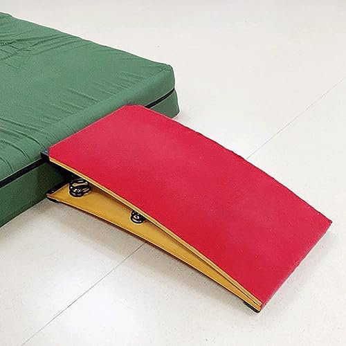 OQOPO Gewölbe-Gymnastik-Sprungbrett für Erwachsene, Hartholz-Gymnastik-Sprungbrett, mit Aufprallschutzmatten, geeignet für den Einsatz in Schulen und Sportvereinen