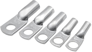 10/15/30PCS Marine Lug Terminal JG6 JG10 JG16 JG25 6-25 MM ² Kabelschuh Draht Stecker Verzinnte Elektrische Lugs 10-4 AWG (Color : JG10-8, Size : 15PCS)