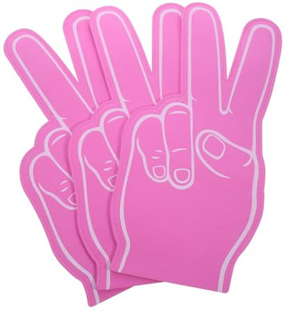 Parliky 3stücke Schaumstoff Finger Für Sportveranstaltungen Sport Party Accessoires Wettbewerbsbedarf Lieferungen Dekorative Requisiten Für Fans