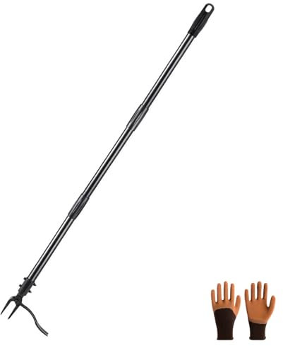FVTVHEV Extractor De Malas Hierbas para Jardín Extractor de malezas Manual Largo 128/163cm Extractor de malezas de jardín Manual Extractor de Malas Hierbas Adecuado para huertas y césped(163cm)