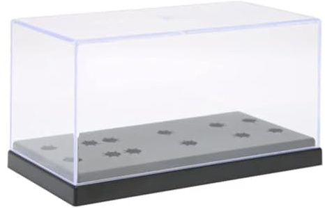 Lawnoval Caja de almacenamiento para cabeza de fonógrafo, funda de ABS transparente para tocadiscos y lápiz capacitivo y protección de cartucho y pantalla
