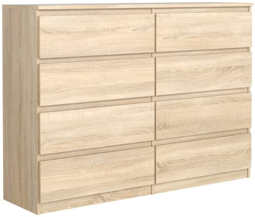 meble masztalerz Cassettiera 100 cm, 6 Cassetti, Sonoma