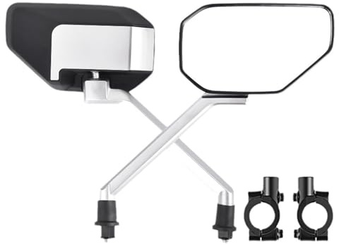 REITINGE Confezione da 4 riflettori resistenti agli urti per biciclette, riflettori per mountain bike, scooter, impermeabili, riflettori per manubrio