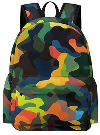 TPISLI Skolryggsäck för barn grundskola skolryggsäck eld basket flicka 8 år skolväska grundskola skolväska, utflykter fritid daglig användning, Stil-11, 42 x 30 x 15 cm, Preppy