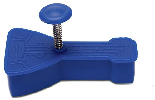 Staedter Balalaika Repujado Molde para Galletas con expulsor, Azul, 7,5 cm