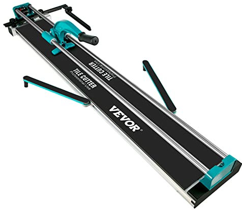 BestEquip Tagliapiastrelle Manuale, Massima Lunghezza 1200 mm 27 Libbre Taglia Mattonelle Professionale con Guida Laser Regolabile per Il Taglio di Precisione, Si Applica a Tutti I Tipi di Piastrelle