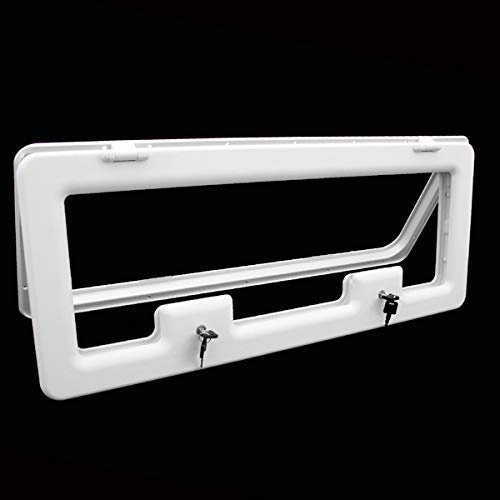 Serviceklapppe Staufach Tür Wohnwagen Wohnmobil Caravan Boot LKW 840 mm x 345 mm weiß