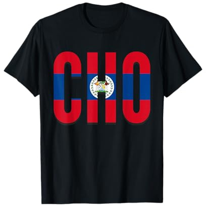 Cho Creole Kriol Belize Pride Afro Pride Belizean Flag T-Shirt