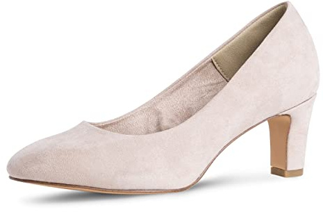 Tamaris klassiska pumps, dam klackskor, TOUCHit-fotbädd, elfenben, 38 EU