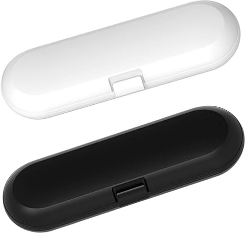Liekadijiae 2 Stück Elektrische Zahnbürsten-Etui Reise-Etui | Für Braun Oral b Elektrische Zahnbürste Serie, Geeignet für Arbeits- und Geschäftsreisenelektrische Zahnbürsten-Reisebox
