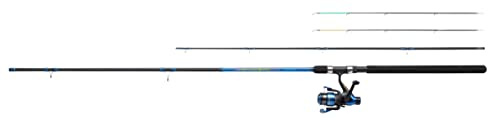 Shakespeare Firebird Feeder Combo, Fishing Rod and Reel Combo, Pre-spooled with Line, Ready to Fish Coarse Combos, Coarse Fishing, Carp, Bream, Roach, Tench, Unisex, Blue / Black, 3.0m | 260g