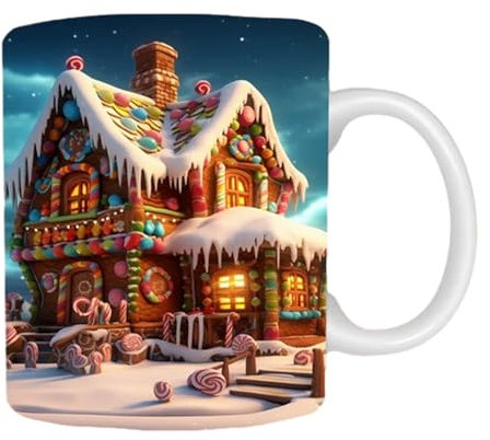 EXBERT Lustige Weihnachtstassen, Festliche Kaffeetassen, -Mal-Tischdekorationen, Weihnachts-Kaffeetassen für Tischdekorationen, Weihnachtsfeier- und Geburtstagszubehör