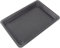 MININUSI Plat de Gâteau Acier au Carbone, Plat à Four Rectangulaire Antiadhésif, Plaque à Rôtir Multifonctionnelle, Plat de Cuisson Noir, Moule pour Gâteaux, Pizzas, barbecue, Poulet rôti(32*22*5.2cm)