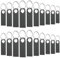 WOOOLKEN Chiavetta USB Mini da 4GB, 20 Pezzi, Impermeabile, 4 GB, USB, in Metallo, Confezione da 20 Pezzi Pen Drive