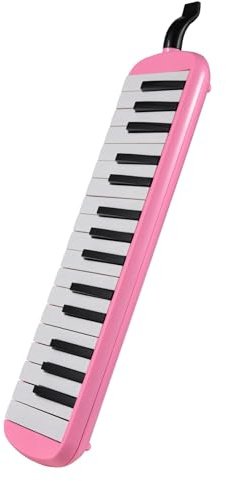 Btuty 32 Tasten Melodica-Instrument, Melodica Air Piano-Tastatur mit weichem Blasrohr, Blasdüsen, Melodica-Blasinstrumente mit Tragetasche für Anfänger und Erwachsene, Geschenk