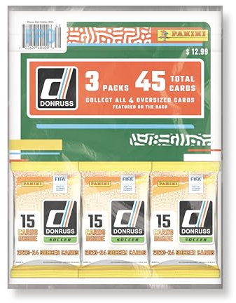 Panini America 2023–24 Official Trading Cards, Panini Donruss Soccer 2023-24 Multiset-Carte collezionabili Ufficiali Unisex Adulto, Multi