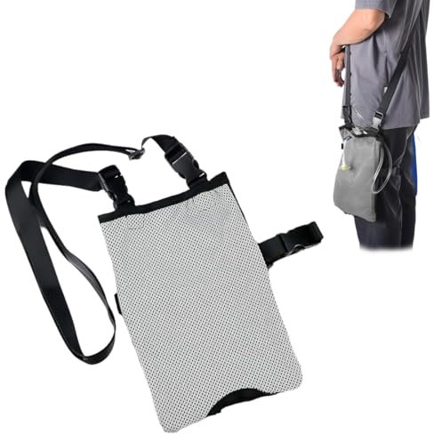 ZEPIQOR External Catheter, Urine Bags, Bag Holder, Urine Bag, Urine Container, Catheter Bag Holder Hidden Bag Shoulder Bag, Grey