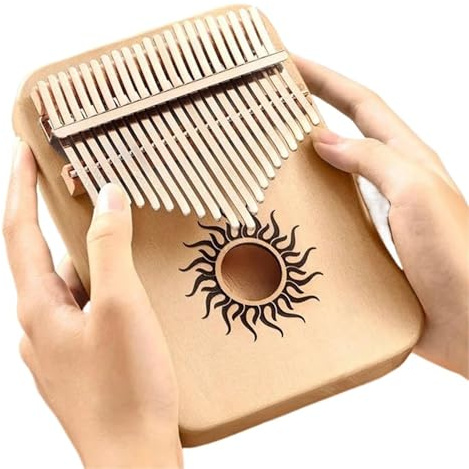 Kalimba Instrument Kalimba 21/17 Tasten Vollholz Ahorn Kalimba Mit Schallloch Für Anfänger Musikinstrument(21 keys3)