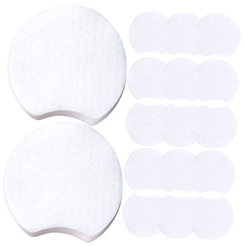 Healvian 1200 Stück Einweg Halbmond Make up Entferner Pads Vliesstoff Hautfreundlich Für Gesichtsreinigung Reinigungspads Mit Absorption Für Frauen
