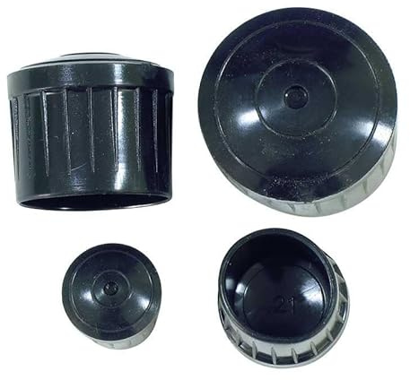 Stonfo 1 Stück Pole Caps Abschlusskappe Endkappe für Pole Stipprute und Kescherstäbe in Ø 21mm, Ø 25mm, Ø 26mm, Ø 28mm, Ø 29mm, Ø 30mm und Ø 32mm erhältlich (Ø 29mm)