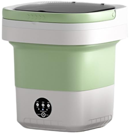 Lavatrice portatile, mini lavatrice pieghevole da 12 litri con cestino drenante staccabile per biancheria intima, calzini per bambini