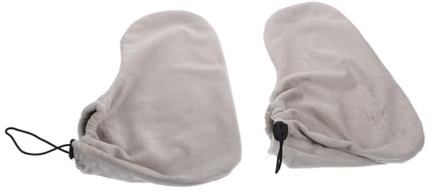 PRETYZOOM Copripiedi in Cotone e Peluche per Terapia a Cera Paraffinica, Leggeri e Caldi, per Massaggi Piedi e Cura della Pelle