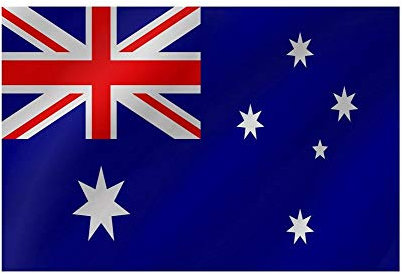 R&F srls Bandiera Australia Nazionale Tessuto Misura Standard 90 X 150 cm