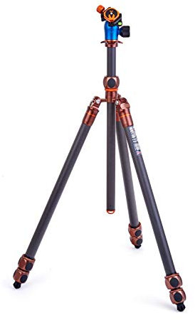 3 Legged Thing Pro Range 2.0 Winston 2.0 Kit Carbon Fibre Tripod System - Adjustable Camera Tripod with 3 Counterfold Detachable Legs for Monopod Conversion (WINSTONKIT2)