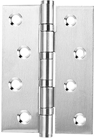 4Pcs Kugellager-Türscharnier, 4 Zoll leises Lagerscharnier für Tür, Zimmertür, Badezimmertür, Klavier, Küchenschrank, Gehäuse, Fenster und andere Scharnierszenen, Türscharniere, Scharniere im Freien