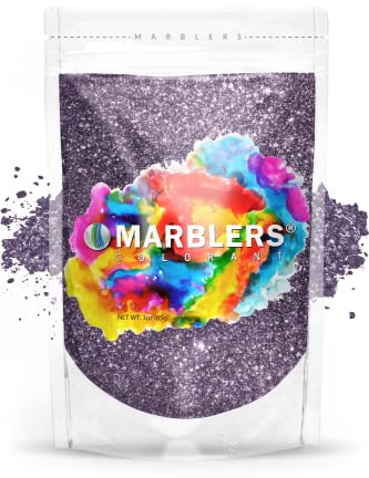 MARBLERS Purple Mica Powder [Ash Lilac Pearl] 3oz (85g) | Cosmetic Grade | Epoxy Pigment | Dye | Non-Toxic, Vegan, Cruelty-Free | Lip Gloss, Nails, Body Butter | Bath Bomb, Candle & Soap Making