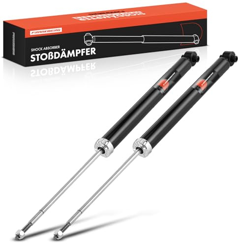 Frankberg 2x Stossdämpfer Stoßdämpfer Hinten Links Rechts 614mm Gasdruck | Kompatibel mit UP! 121 122 123 BL1 BL2 BL3 Citigo NF1 Replace# 1S0513025D,1S0513025E