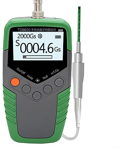 Magnetfeld-Tester, Permanent-Magnet-Gauß-Messgerät, Handdetektor für Tesla-Messgerät TD8620 (5 %)