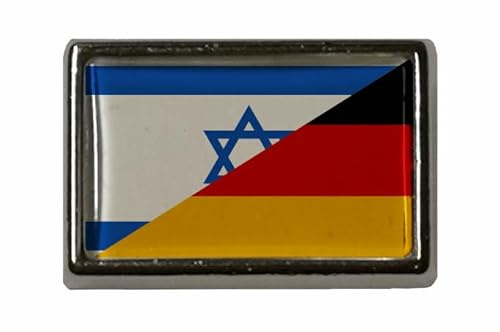 U24 Pin Israel-Deutschland Flaggenpin Anstecker Anstecknadel Fahne Flagge