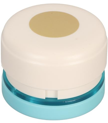 Perforatrice per Carta con Aiuto per il Posizionamento, Perforatrice Magnetica in Metallo per Biglietti da Visita, Risultati Uniformi, ABS e Lega di Zinco (Girare)