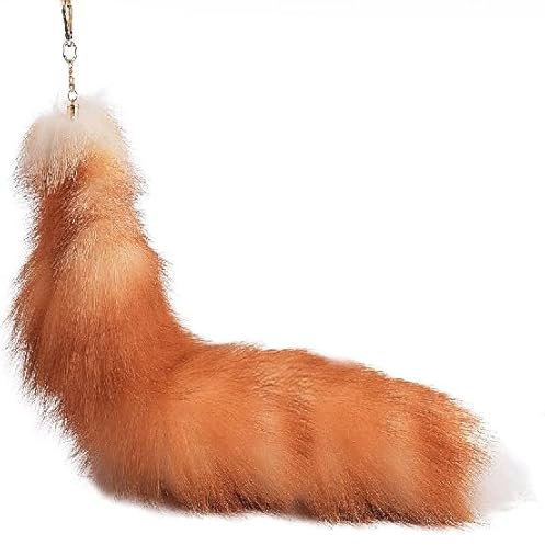 Nocyclonic Fuchsschwanz Anhänger fox tail Schlüsselanhänger Niedlicher Fuchsschwanz-Schlüsselanhänger, Anhänger, Frauen, Schlüsselanhänger, Pompoms, Schlüsselanhänger Car Key Chains, Pendant (B)