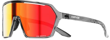 KAPVOE Gafas de Ciclismo Polarizadas Hombre Mujer Deportivas Gafas de Sol Béisbol Bicicleta Montaña MTB Running
