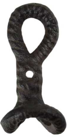 FTWDesign Kleiner Seemannsknoten Wandhaken - Maritime Deko aus Gusseisen