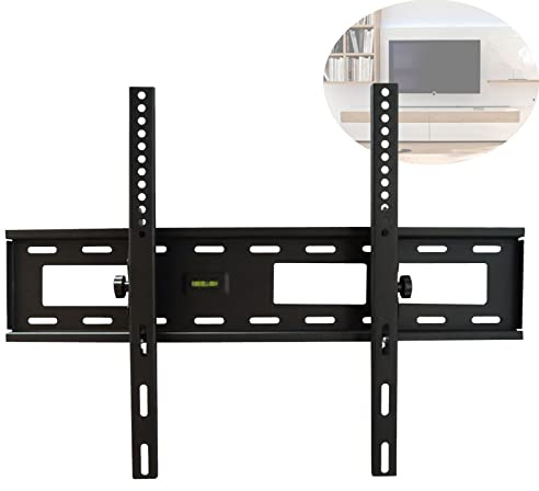 Supporto TV a parete per la maggior parte dei televisori LED e LCD da 32-65 pollici fino a VESA 600 x 400 mm e capacità di carico di 165 libbre, supporto TV a parete con design esclusivo della cinghi