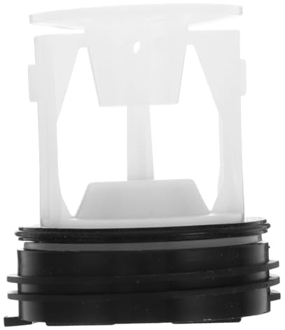 Washer Drain Pipe Sealer with Integrated Filter Mesh Black Abs | Universal Fit, Leakproof Design, Easy Installation, for Washing Machine Drain Outlet and Sewer Pipe Use