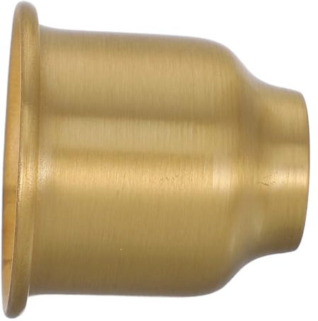 Homoyoyo Coupelle en Laiton pour Bougie Chauffe-Plat E14 Bord Roulé, Support Décoratif Élégant et Vintage pour Amélioration Décoration Intérieure