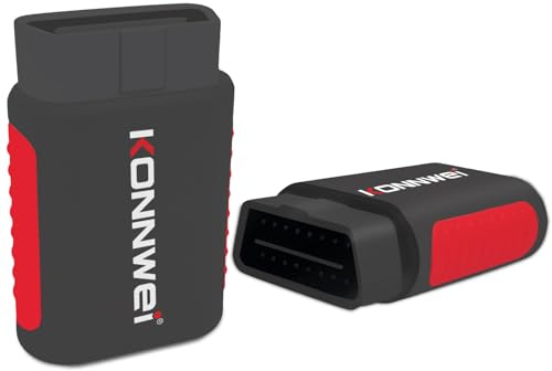 KONNWEI KDIAG OBD2 Diagnosis Bluetooth Auto, Análisis Y Diagnosis Coche Multimarca, Lector De Códigos De Diagnóstico Inalámbrico para Todos Los Vehículos, Compatible con iOS/Android, Bluetooth 5.0