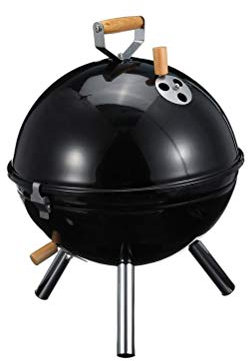 PNAJFUEL Barbecue Portatile con Vassoio Antiaderente Griglie a Carbone Mini Barbecue Rotondo da Campeggio Enic con Coperchio