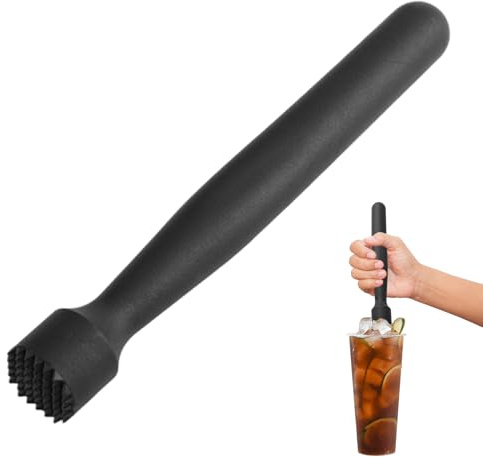 Cocktailstampfer, Cocktail Stössel Stößel, Eiszerkleinerer Einfach Zu Reinigen Hygienisch Zum Debuggen Köstlicher Cocktails Getränke Und Säfte Ideales Bartendel Werkzeug Für Zuhause Und Bar Länge