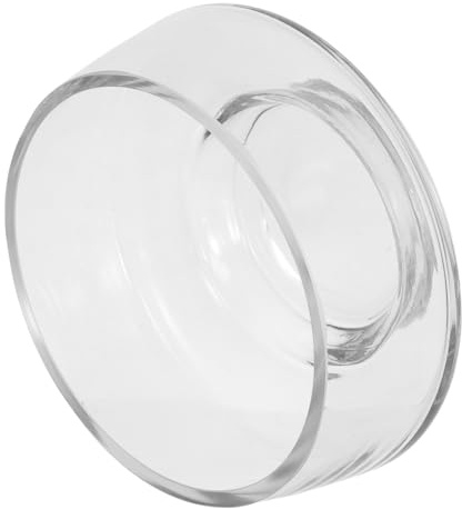 INOOMP Terrarium de Bureau en Verre Transparent Grand Diamètre, Pot de Terrarium Écologique pour Plantes Succulentes, Jardinière Déco pour Micro-aménagement Paysager, Contenant en Verre