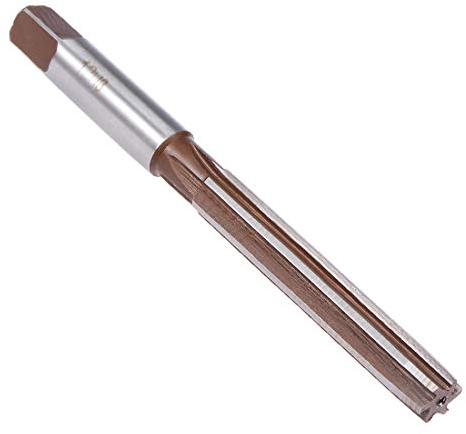 sourcing map Hand Reamer 12mm Alloy Tool Steel H8 6 Straight Flutes Hand Milling Cutter Tool Metric Reaming Drill Bit for Metal