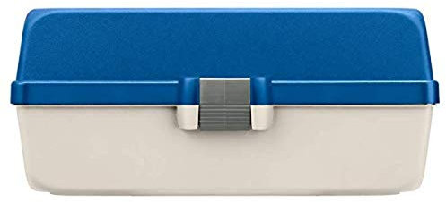 Plastica Panaro 118585, Valigetta Pesca Unisex Adulto, Bianco/Blu, 335 x 153 x 148 mm