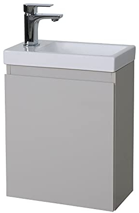 MOB-IN Lave-Mains Lisa Suspendu avec Robinet chromé